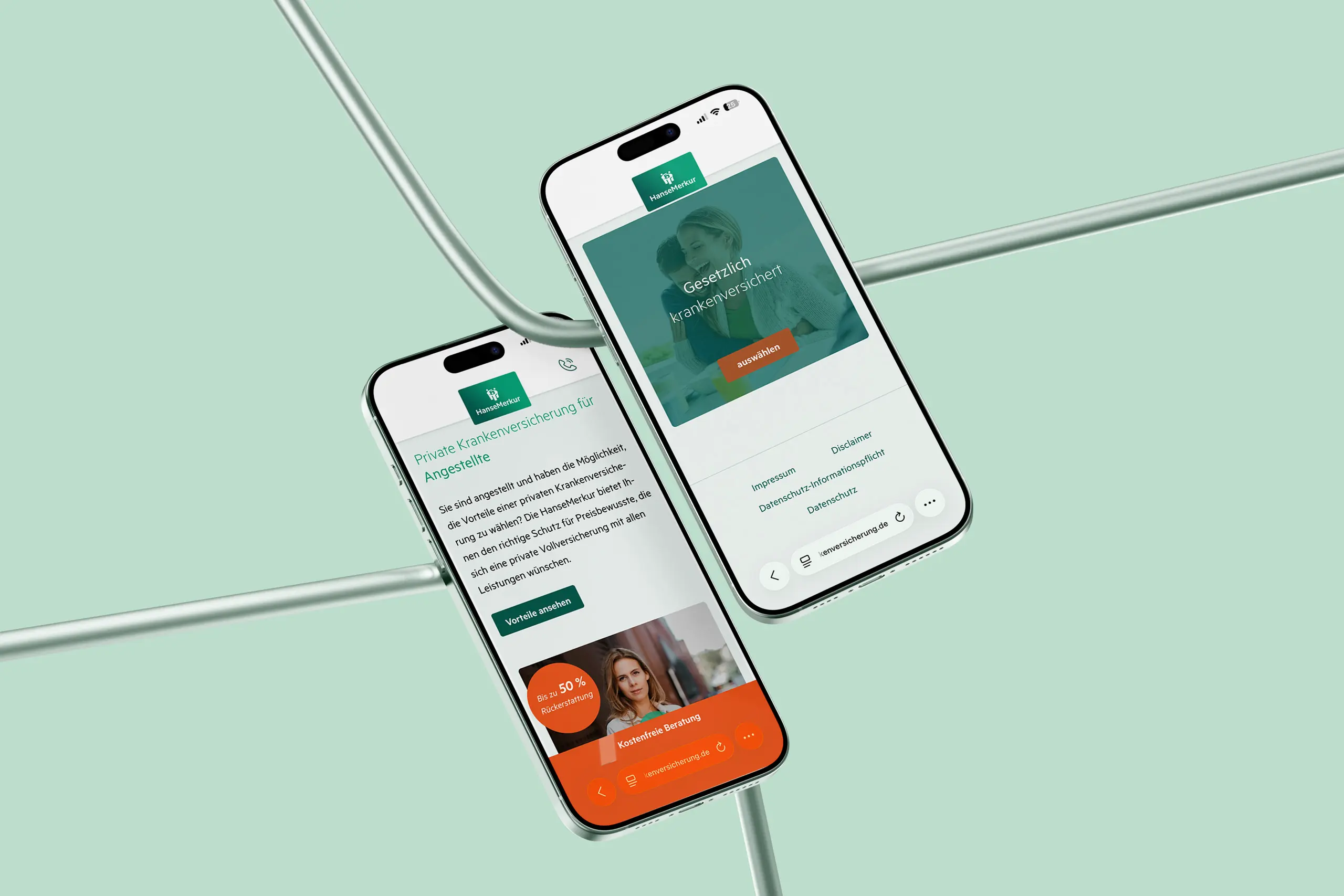 HanseMerkur Landingpage Versicherung design by notthoff Website 4